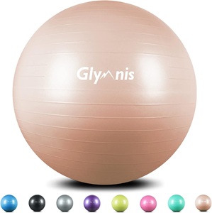 Palla Fitness da Ginnastica Glymnis  55cm/65cm/75cm Anti-Scoppio Carico