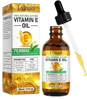 Vitamina E Pura, 100% Naturale Olio Biologico 75,000 UI,60ML