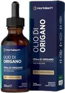 Olio di Origano Gocce | 100% Puro | Alto dosaggio di Carvacrolo | 20 ml