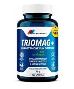 Magnesio Treonato Complesso con Taurato e Bisglicinato – TRIOMAG+ con Magtein® – 120 Capsule – Supporto Cervello, Sonno, Muscoli e Allenamento